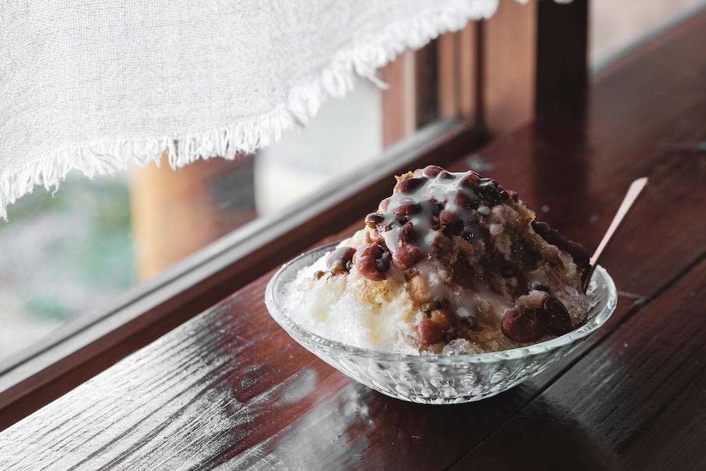 自家製氷ぜんざい