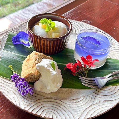 自家製スイーツのデザートプレート